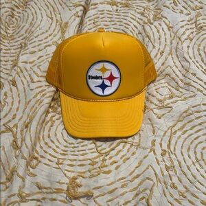 Steelers Yellow Trucker Hat